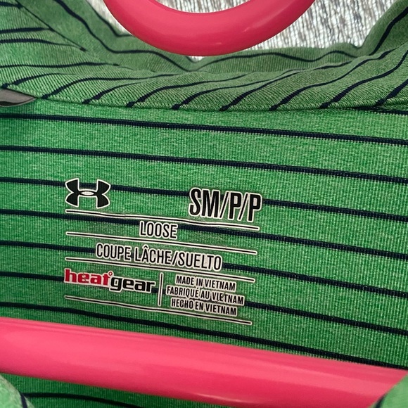 Under Armour Men’s HeatGear Loose Striped Golf Polo Shirt -set of 2!  Size:Small - Picture 3 of 6